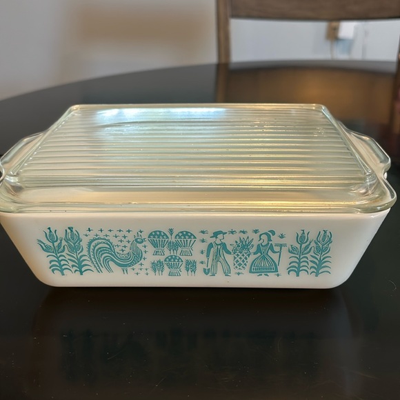 Pyrex | Kitchen | Rare Vintage Pyrex Amish Butterprint Rectangular Dish ...